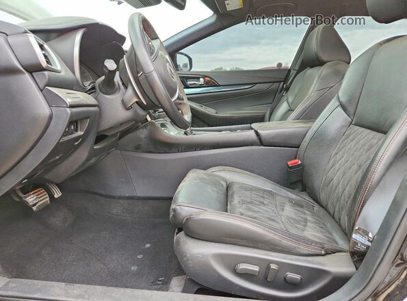 1N4AA6EV2PC503049 2023 NISSAN MAXIMA Черный Вид салона спереди