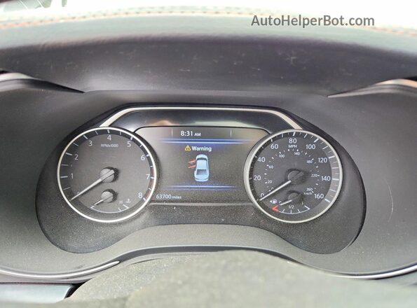 1N4AA6EV2PC503049 2023 NISSAN MAXIMA Черный Вид щитка приборов