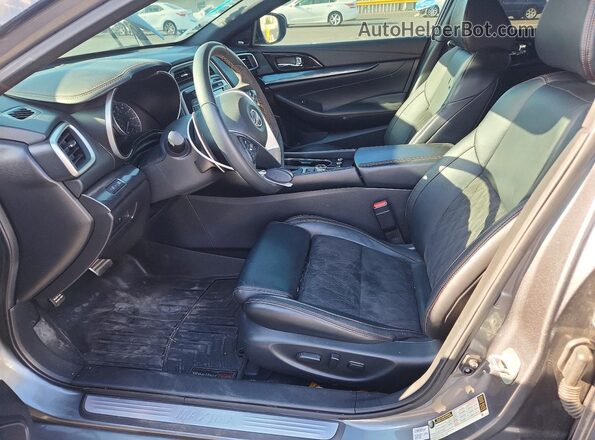 1N4AA6EV2PC506419 2023 NISSAN MAXIMA Gray Front interior view
