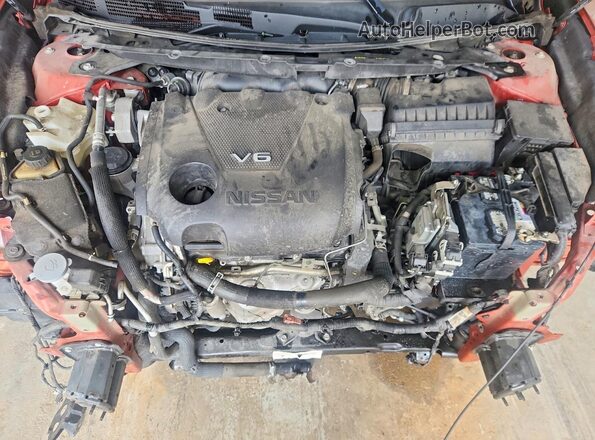 1N4AA6EV7LC370332 2020 NISSAN MAXIMA Orange Rear interior view