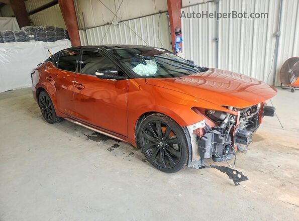 1N4AA6EV7LC370332 2020 NISSAN MAXIMA Orange Front right
