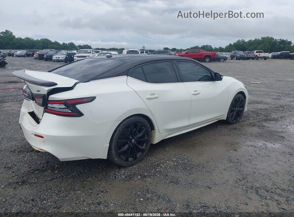 1N4AA6EV7MC509263 2021 NISSAN MAXIMA White Rear right