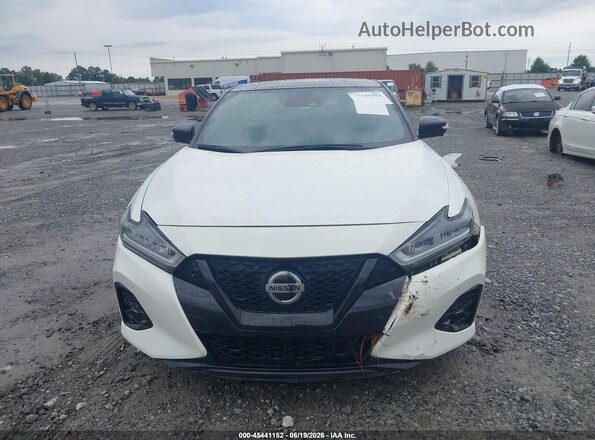 1N4AA6EV7MC509263 2021 NISSAN MAXIMA White Instrument cluster view