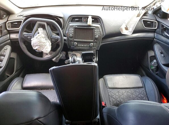 1N4AA6FV1LC383477 2020 NISSAN MAXIMA White Առջևի վահանակի տեսք