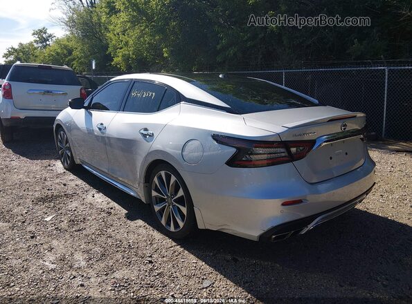 1N4AA6FV1MC514442 2021 NISSAN MAXIMA Серебряный Задняя левая четверть