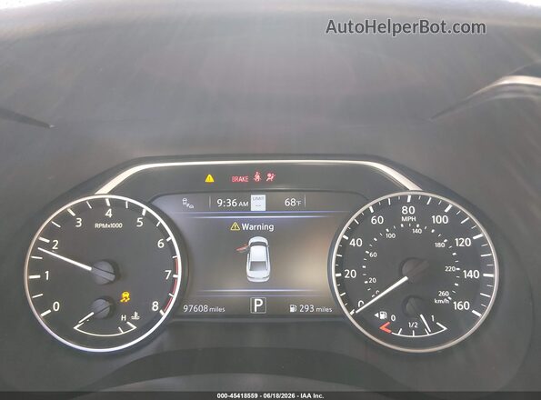 1N4AA6FV1MC514442 2021 NISSAN MAXIMA Серебряный Вид задних сидений