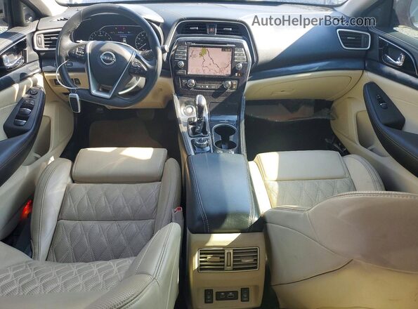 1N4AA6FV4PC501267 2023 NISSAN MAXIMA White Вид панелі приладів