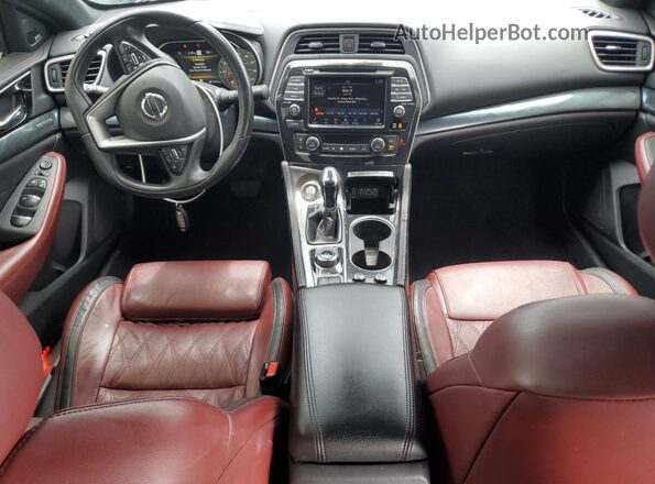 1N4AA6FV6MC504909 2021 NISSAN MAXIMA Charcoal წინა პანელის ხედი