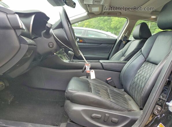 1N4AA6FV6PC505367 2023 NISSAN MAXIMA Black წინა სალონის ხედი