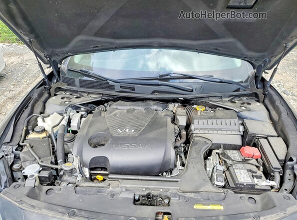 1N4AA6FV6PC505367 2023 NISSAN MAXIMA Black უკანა სალონის ხედი