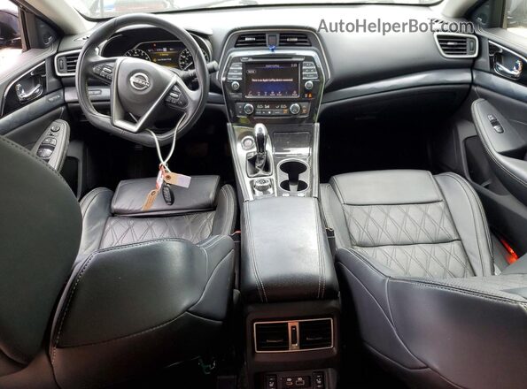 1N4AA6FV6PC505367 2023 NISSAN MAXIMA Black წინა პანელის ხედი