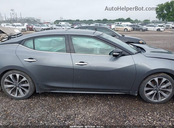 1N4AA6FV7LC378042 2020 NISSAN MAXIMA Gray Rear interior view
