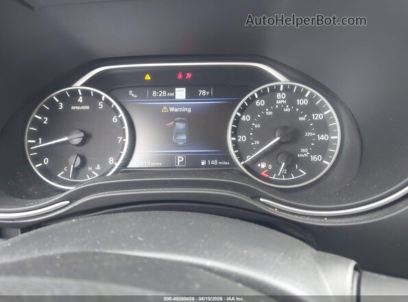 1N4AA6FV7LC378042 2020 NISSAN MAXIMA Gray Rear seats view