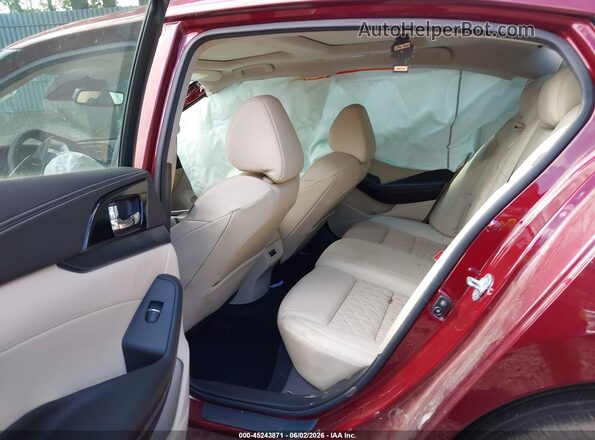 1N4AA6FV7MC501422 2021 NISSAN MAXIMA Red Widok naklejki z numerem VIN