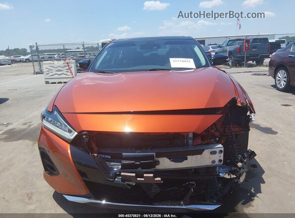 1N4AA6FV7MC503039 2021 NISSAN MAXIMA Orange უკანა სალონის ხედი