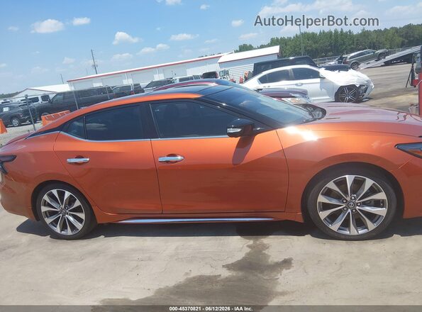1N4AA6FV7MC503039 2021 NISSAN MAXIMA Orange სალონის 360-გრადუსიანი ხედი