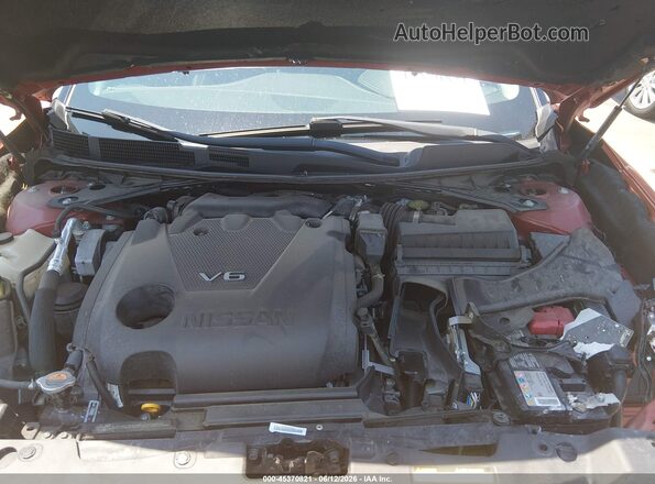 1N4AA6FV7MC503039 2021 NISSAN MAXIMA Orange უკანა ხედი