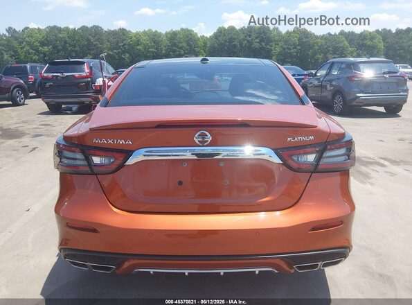 1N4AA6FV7MC503039 2021 NISSAN MAXIMA Orange 