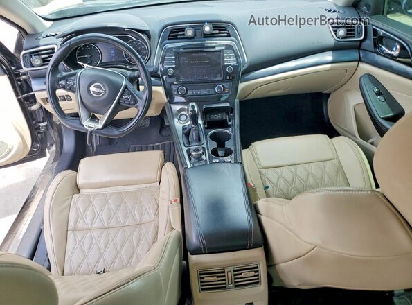 1N4AA6FV9PC506013 2023 NISSAN MAXIMA Черный Вид панели приборов