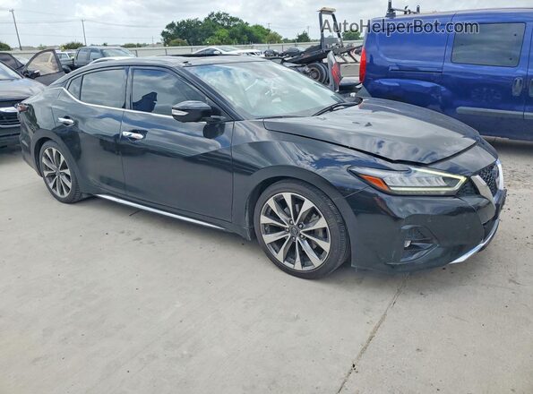 1N4AA6FV9PC506013 2023 NISSAN MAXIMA Черный Передняя правая четверть