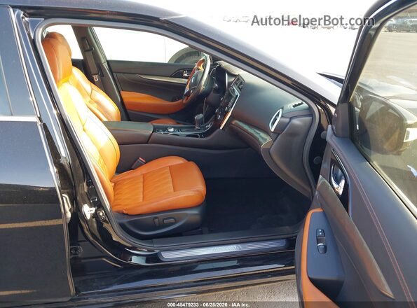 1N4AA6FVXLC368279 2020 NISSAN MAXIMA Black წინა სალონის ხედი
