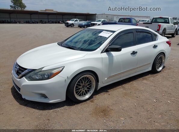 1N4AL3AP0GN333939 2016 NISSAN ALTIMA White Առջևի ձախ երեք քառորդ տեսարան