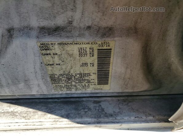 1N4AL3AP0GN351356 2016 NISSAN ALTIMA White ძრავის განყოფილების ხედი