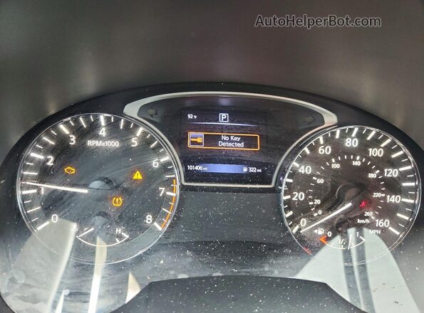 1N4AL3AP0GN365399 2016 NISSAN ALTIMA White ხელსაწყოთა პანელის ხედი