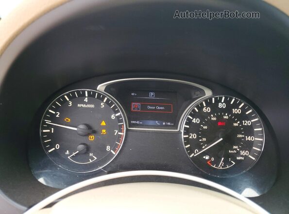 1N4AL3AP0HC161456 2017 NISSAN ALTIMA White Vista del cuadro de instrumentos