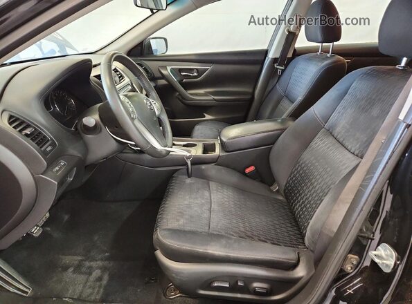 1N4AL3AP0HC197521 2017 NISSAN ALTIMA Black Widok wnętrza z przodu