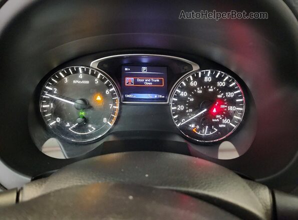 1N4AL3AP0HC197521 2017 NISSAN ALTIMA Black Widok zestawu wskaźników