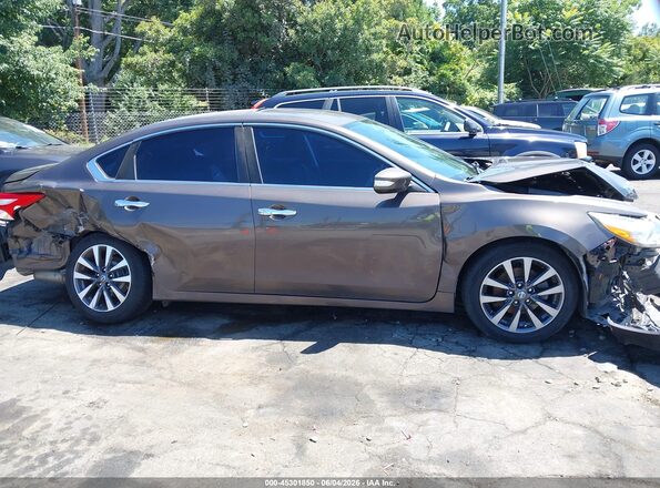 1N4AL3AP0HC214141 2017 NISSAN ALTIMA Brown Instrument cluster view