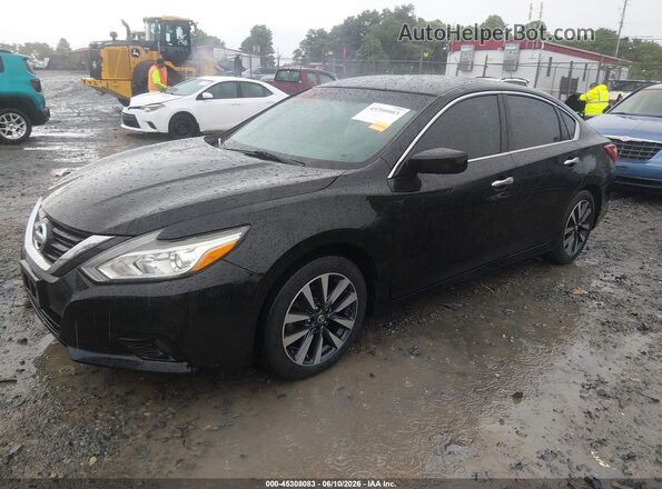 1N4AL3AP0HC243493 2017 NISSAN ALTIMA Черный Передняя левая четверть