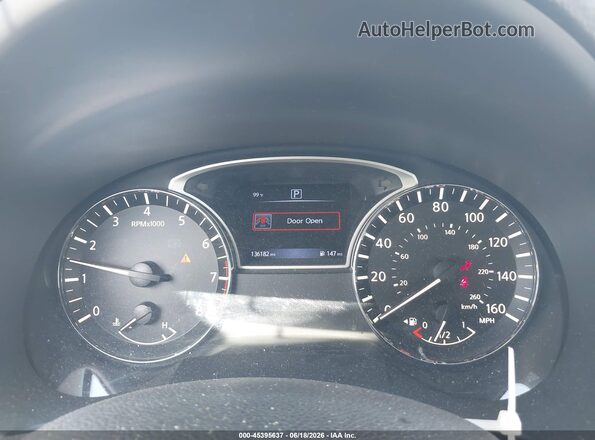 1N4AL3AP0HC255160 2017 NISSAN ALTIMA White უკანა სავარძლების ხედი