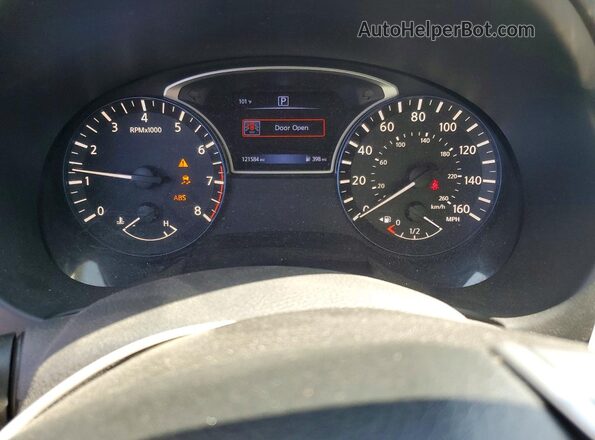 1N4AL3AP0HC282312 2017 NISSAN ALTIMA White Instrument cluster view