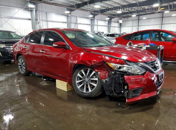 1N4AL3AP0HC295173 2017 NISSAN ALTIMA Красный Передняя правая четверть