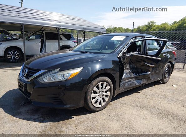 1N4AL3AP0HN323901 2017 NISSAN ALTIMA Black Առջևի ձախ երեք քառորդ տեսարան