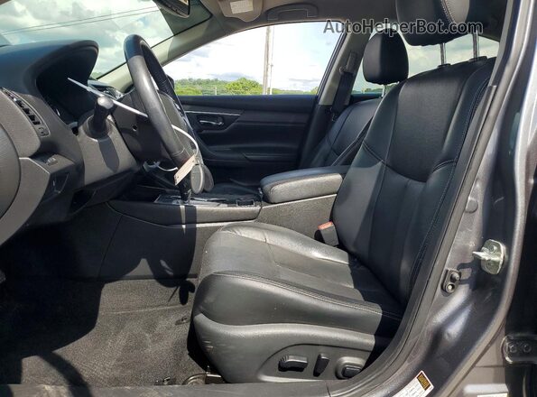 1N4AL3AP0JC106673 2018 NISSAN ALTIMA Gray წინა სალონის ხედი