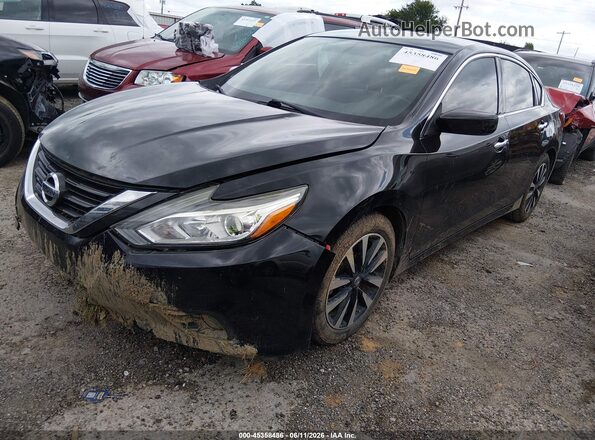 1N4AL3AP0JC184080 2018 NISSAN ALTIMA Black Առջևի ձախ երեք քառորդ տեսարան