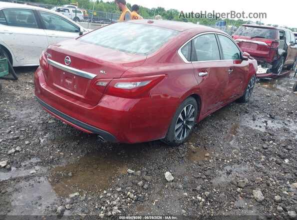 1N4AL3AP0JC187593 2018 NISSAN ALTIMA Красный Задняя правая четверть