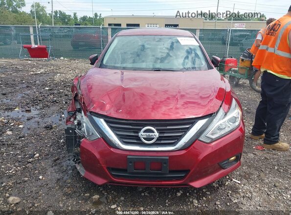 1N4AL3AP0JC187593 2018 NISSAN ALTIMA Красный Вид задней части салона