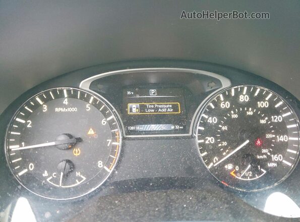 1N4AL3AP0JC198836 2018 NISSAN ALTIMA Black Вид щитка приладів