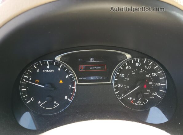 1N4AL3AP0JC232483 2018 NISSAN ALTIMA Red Vista del cuadro de instrumentos