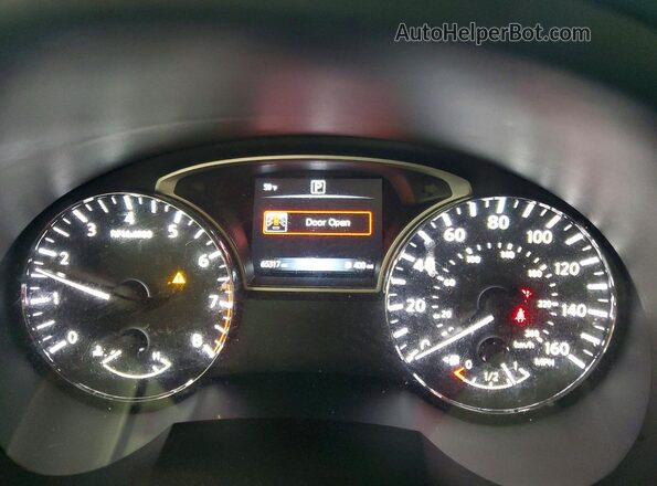 1N4AL3AP0JC235433 2018 NISSAN ALTIMA White Instrument cluster view