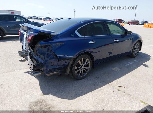1N4AL3AP0JC256993 2018 NISSAN ALTIMA Синий Задняя правая четверть
