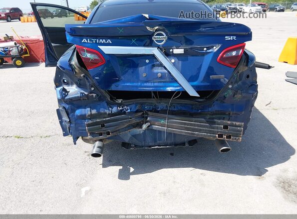 1N4AL3AP0JC256993 2018 NISSAN ALTIMA Синий Вид спереди