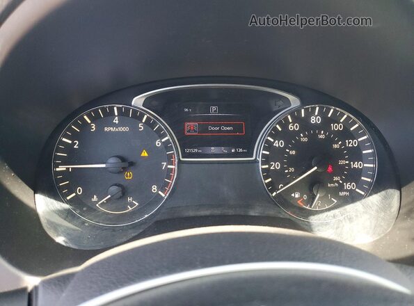 1N4AL3AP0JC282137 2018 NISSAN ALTIMA Black Widok zestawu wskaźników