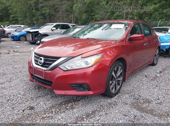 1N4AL3AP1GC117884 2016 NISSAN ALTIMA Темно-бордовый Передняя левая четверть