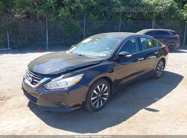 1N4AL3AP1GC135625 2016 NISSAN ALTIMA Черный Передняя левая четверть