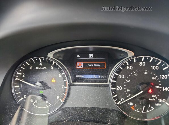 1N4AL3AP1GC171976 2016 NISSAN ALTIMA Белый Вид щитка приборов